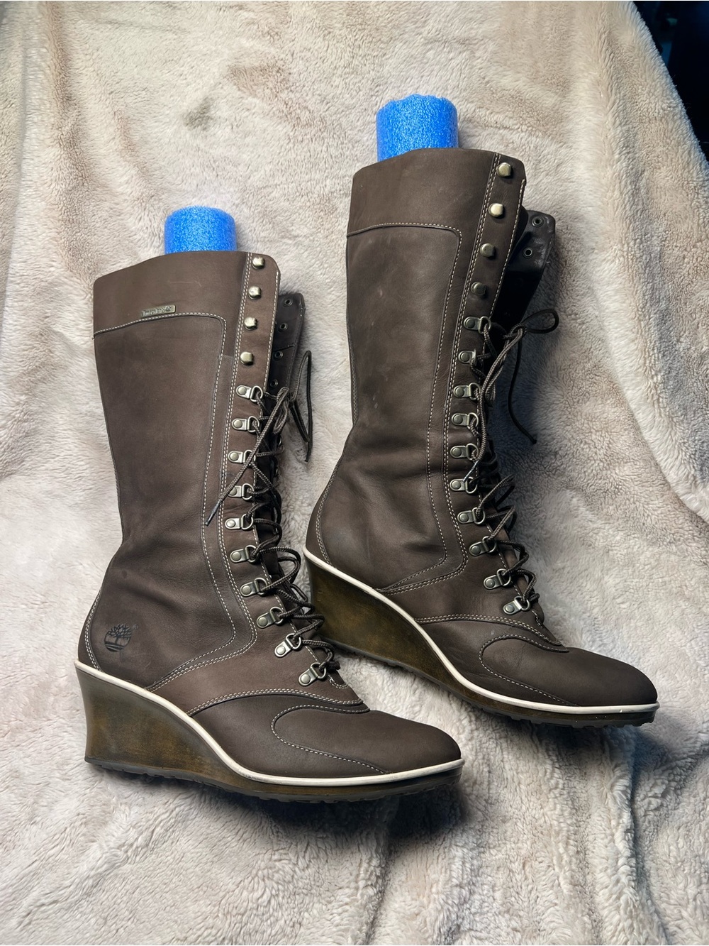 Timberland Bezel tall wedge boots size 10